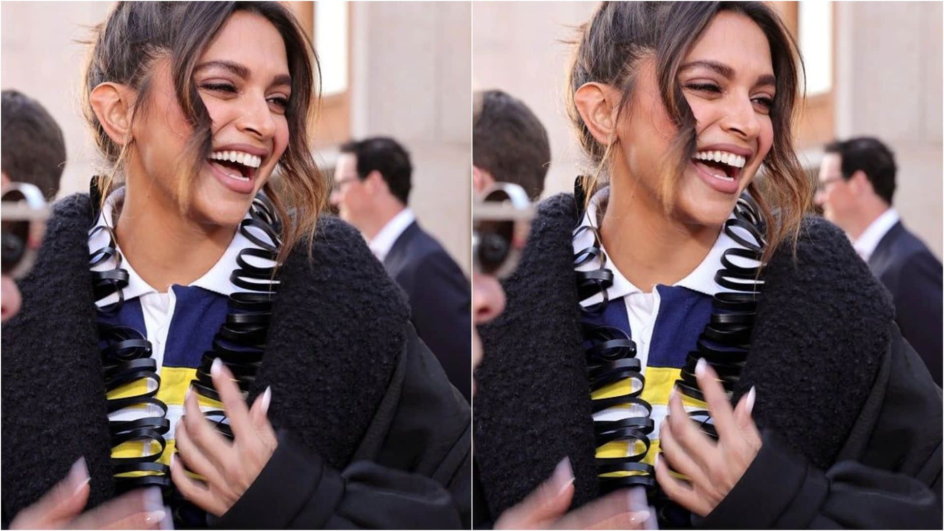 deepika padukone chik look in louis vuitton cruise show 2023 first appearance after become brand ambassador