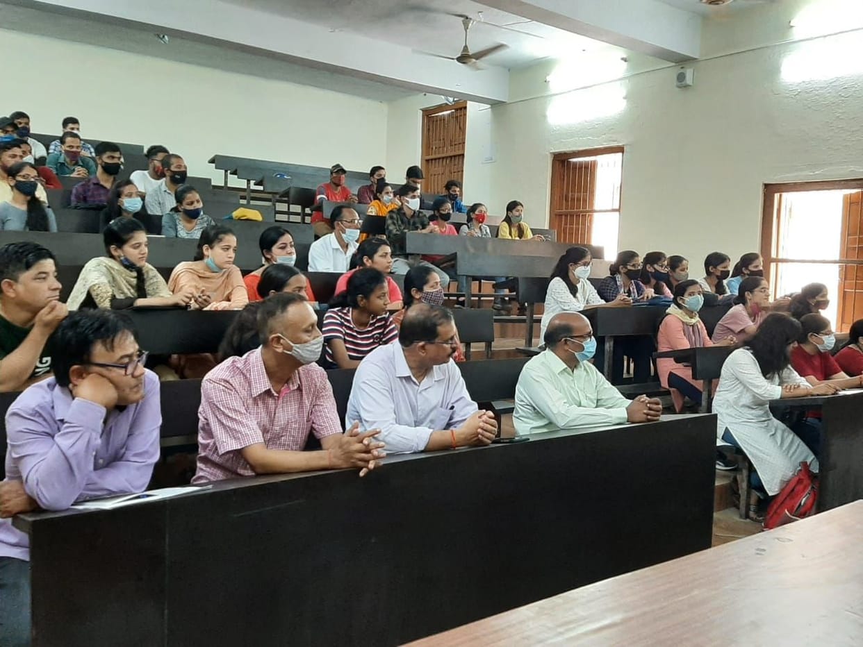 169 students of MBPG college gave campus placement exam