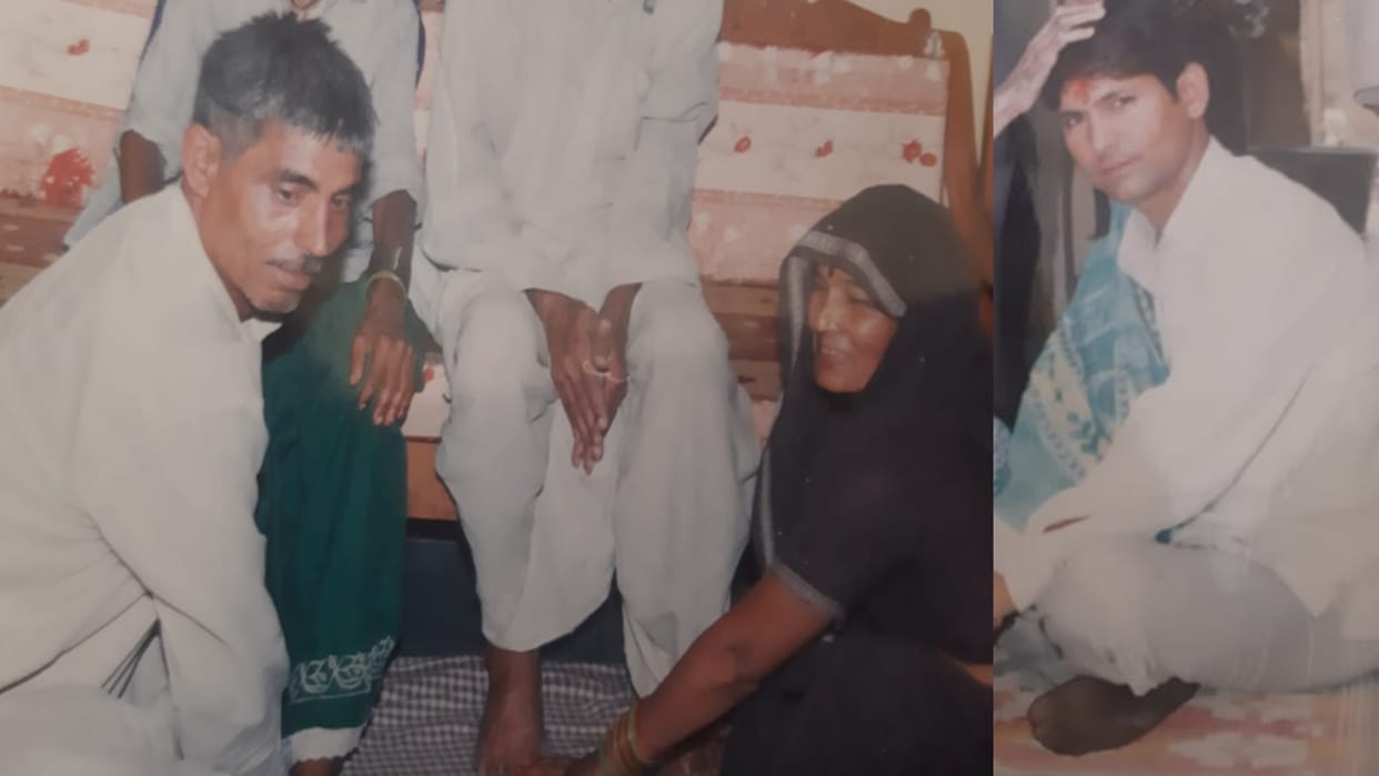 Faridabad son killed father mother by stabbing scissor on overall body after small fight