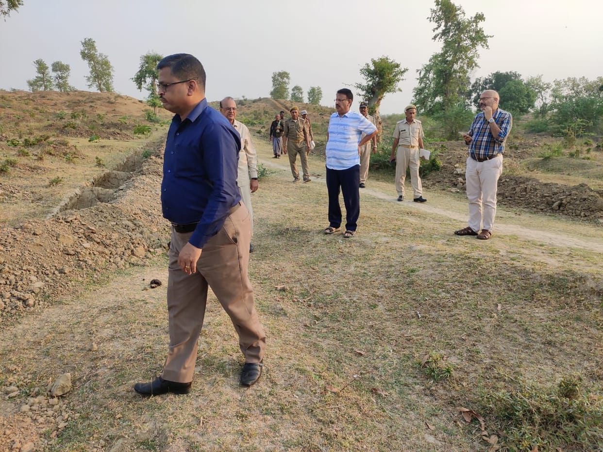 Forest department team investigated many places