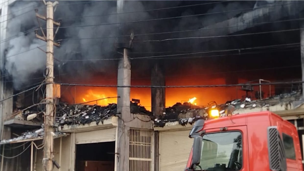 Fire broke out at Private Hospital in Rewari 