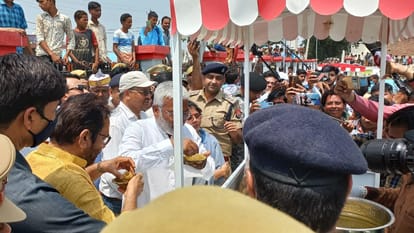 Rampur Naqvi inaugurated the country's first Amrit Sarovar