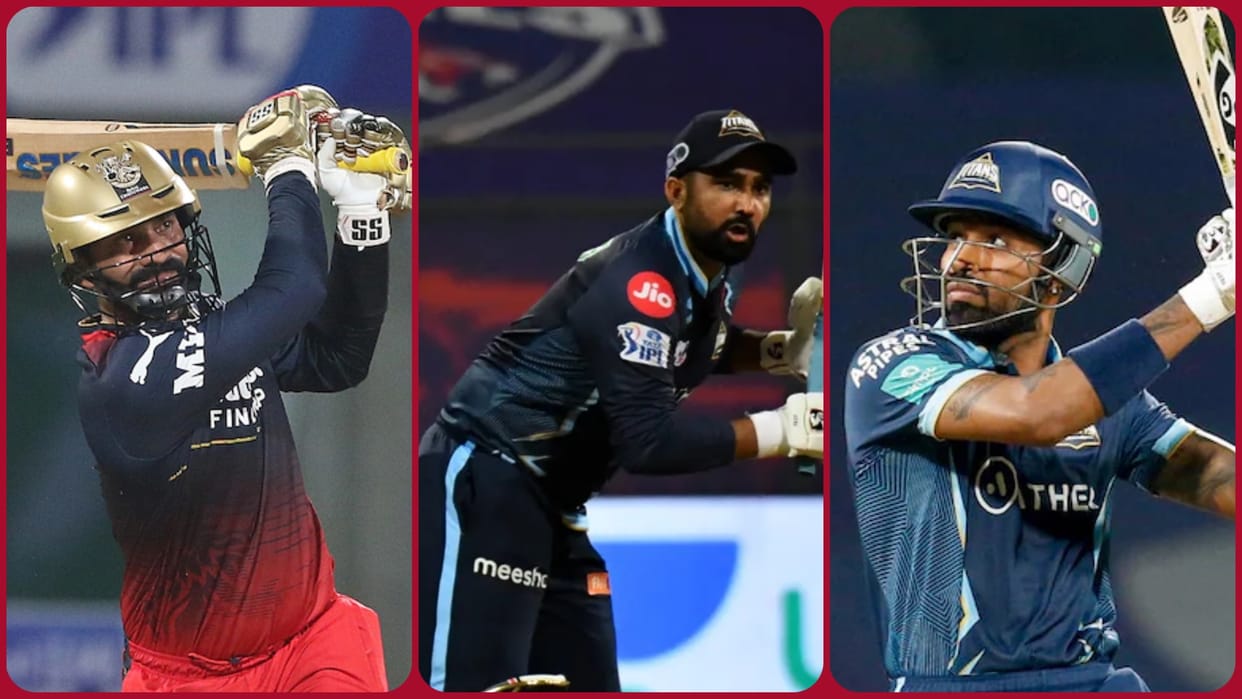 IPL 2022: T20 World Cup 2022 Team India Dinesh Karthik, Hardik Pandya and Rahul Tewatia In Race For Finisher Role
