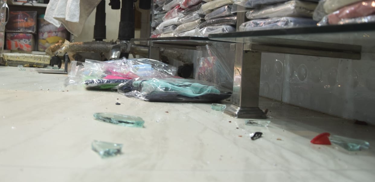 Two sides clashed inside the shop in Kila Road market