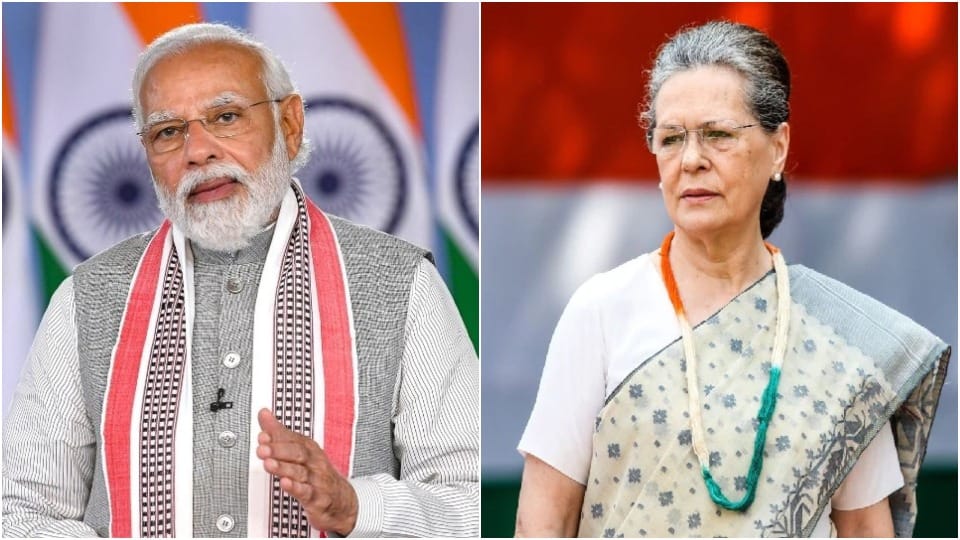 PM Modi meets Sonia Gandhi and talks about emergency landing of the aircraft