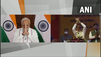 MP Startup Conclave: PM Modi launched the startup policy of MP, said- the world's third largest startup eco-system in India