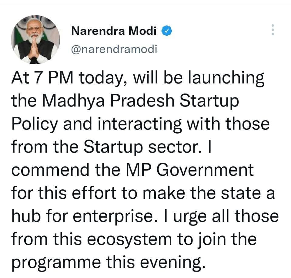 Indore: Collection of success stories of startups will be released, PM Modi will talk to three startup operators