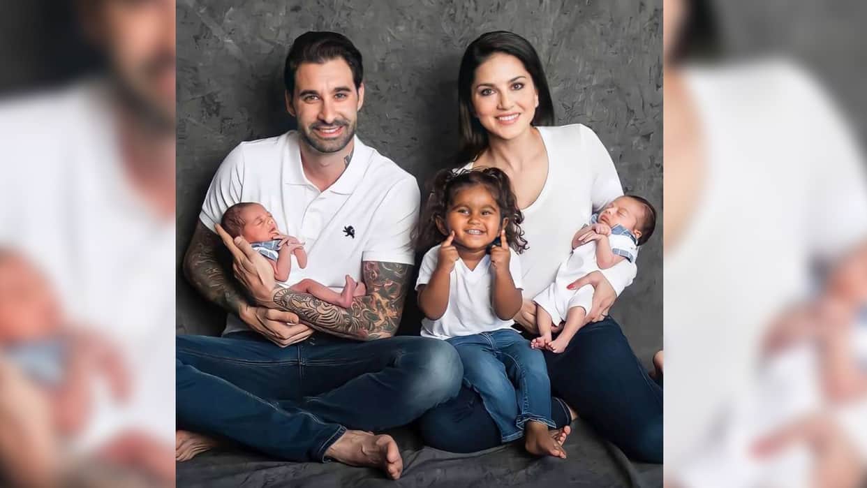 Apart from being an actress Sunny Leone is also a good mother to Nisha, Asher and Noah