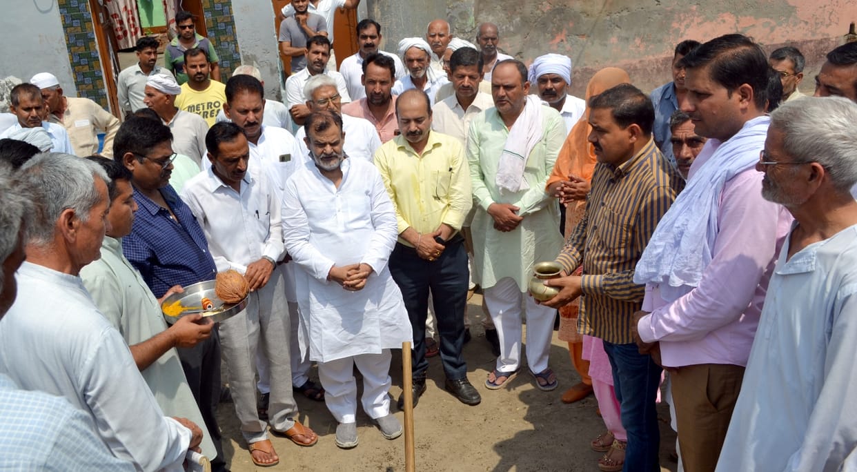 Restoration of 75 nectar lakes started with worship by breaking coconut