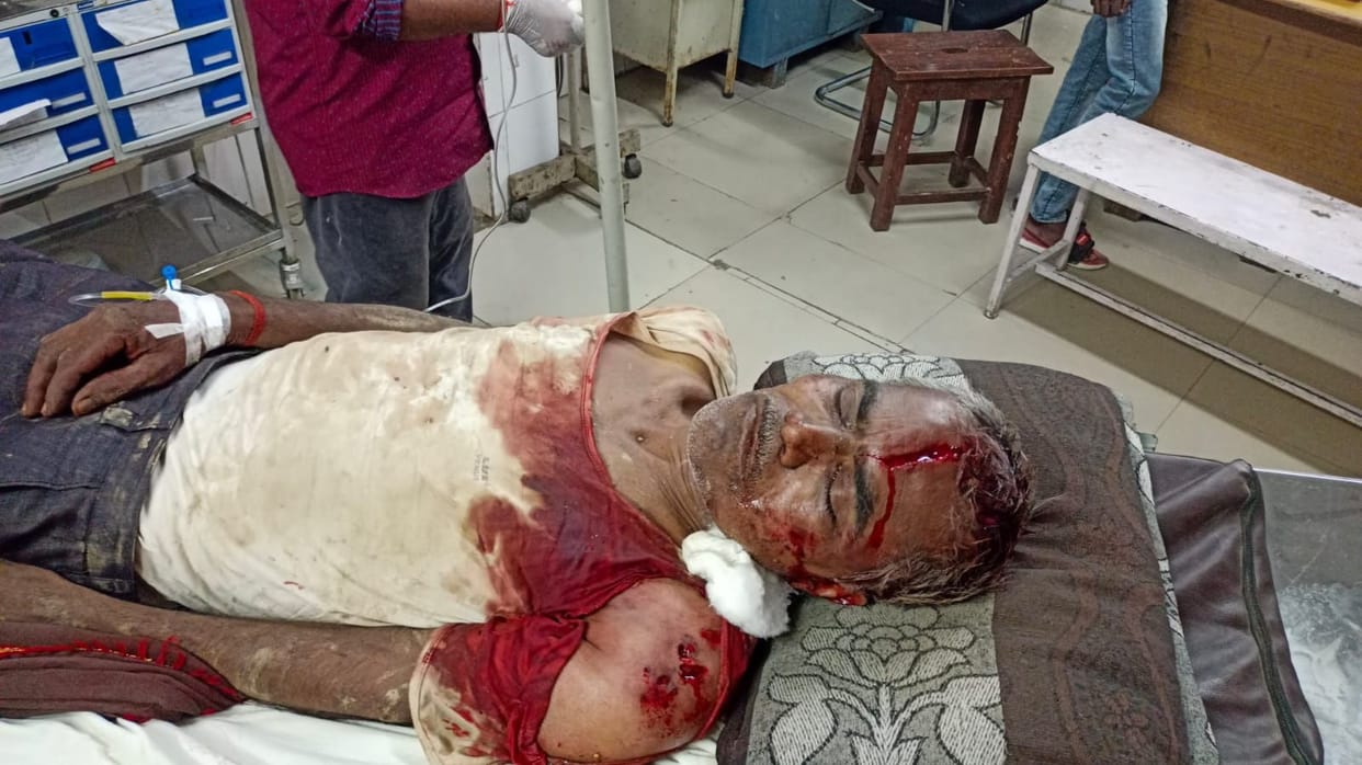 The farmer was bled with an ax in the land enmity