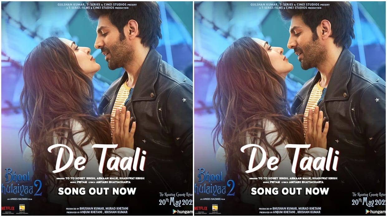 Kartik aryan and kiara advani starrer Bhool Bhulaiyaa 2 new song de taali is out