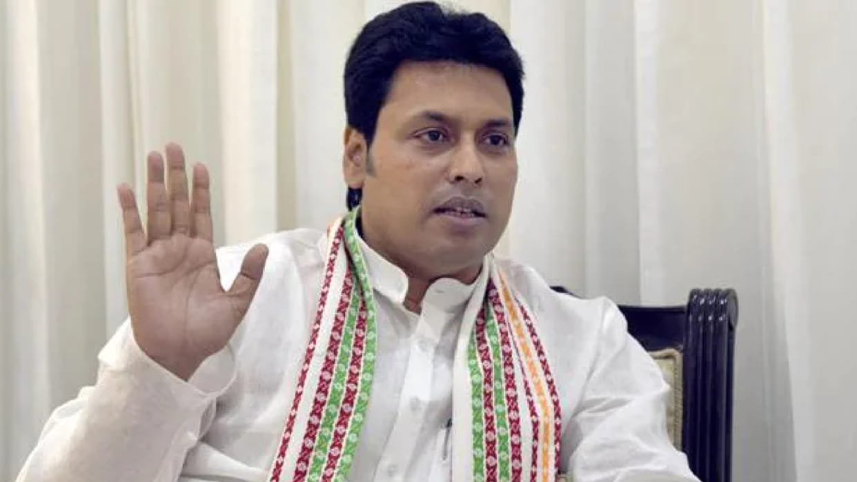 Tripura CM Biplab Kumar Deb says has submitted resignation to governor