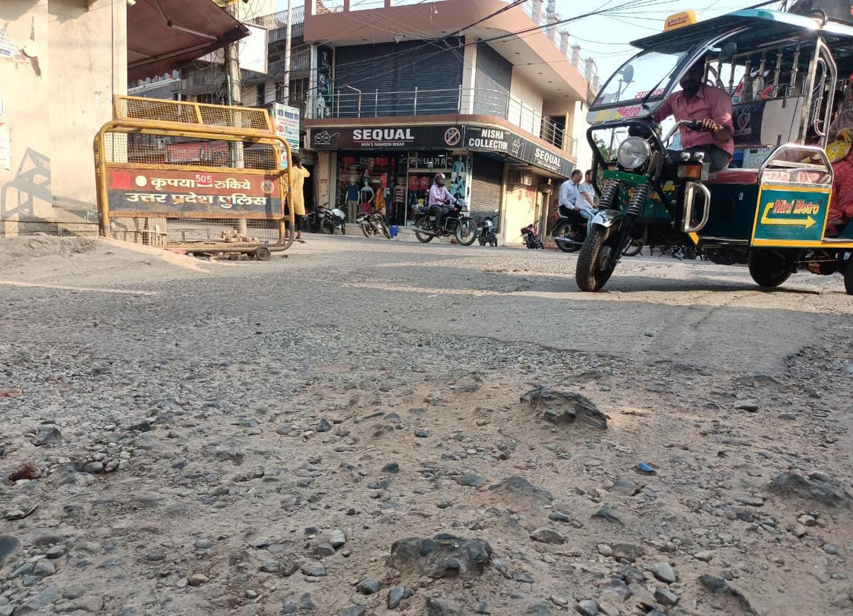 Roads dug to lay gas pipeline became trouble
