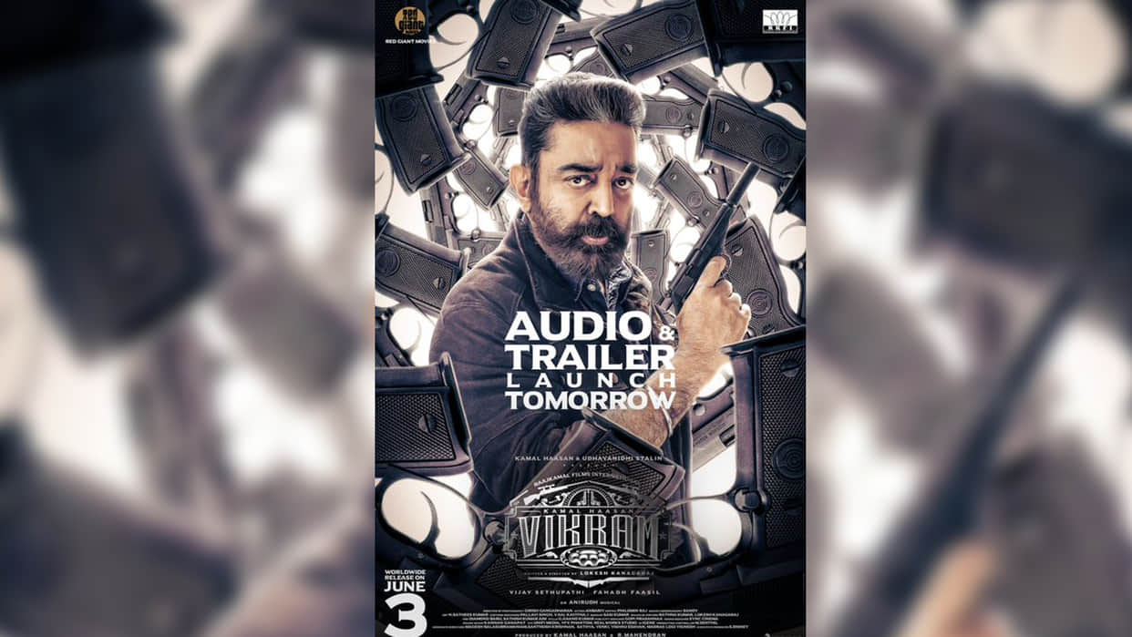 Vikram Trailer: Kamal Haasan Film trailer and audio to release tomorrow