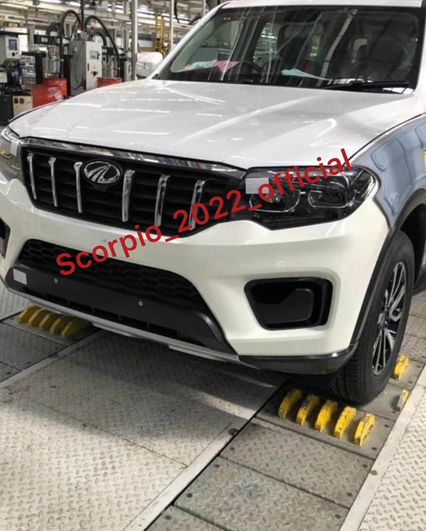 2022 Mahindra Scorpio Images clear exterior pictures of New Generation Scorpio Model SUV leaked on Internet