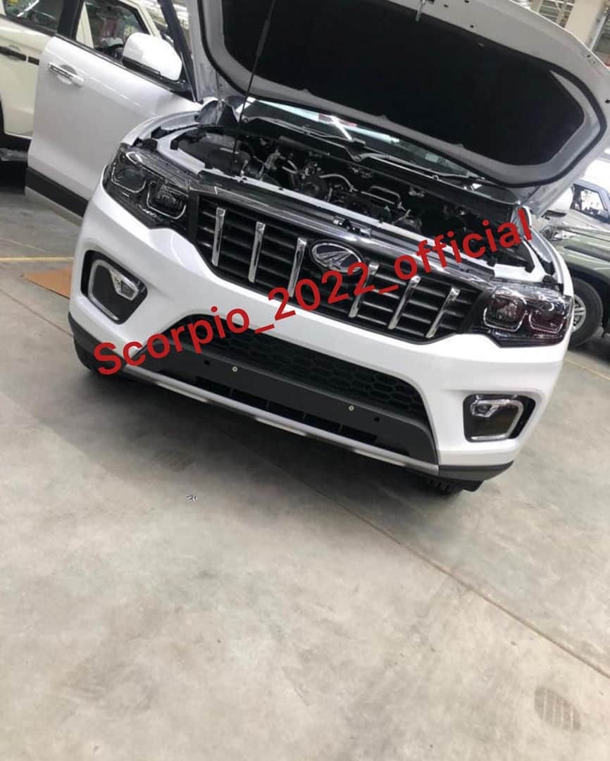 2022 Mahindra Scorpio Images clear exterior pictures of New Generation Scorpio Model SUV leaked on Internet