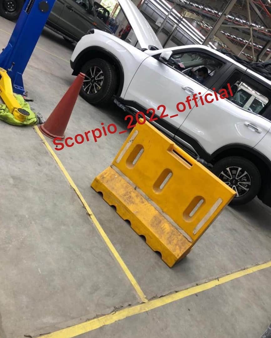 2022 Mahindra Scorpio Images clear exterior pictures of New Generation Scorpio Model SUV leaked on Internet