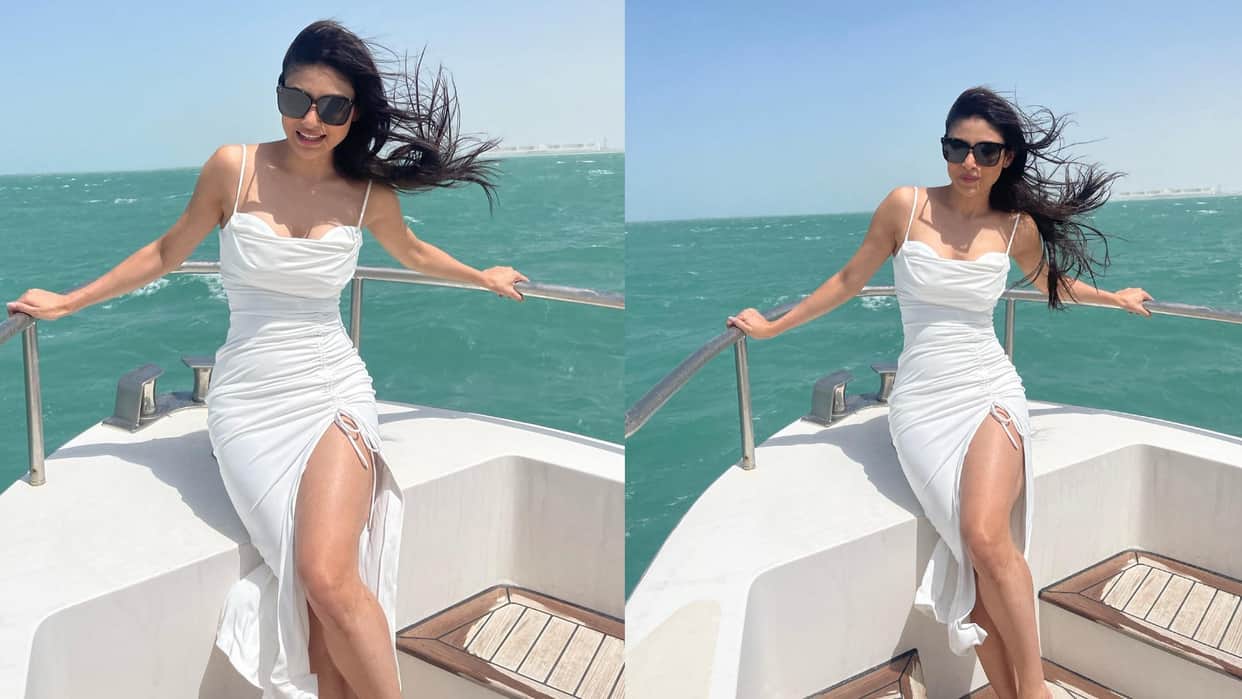 mouni roy latest bold photos in white dress see pictures