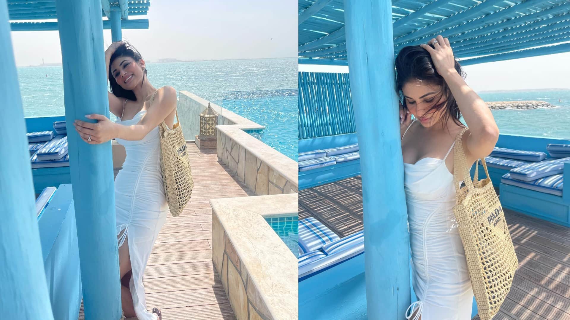 mouni roy latest bold photos in white dress see pictures