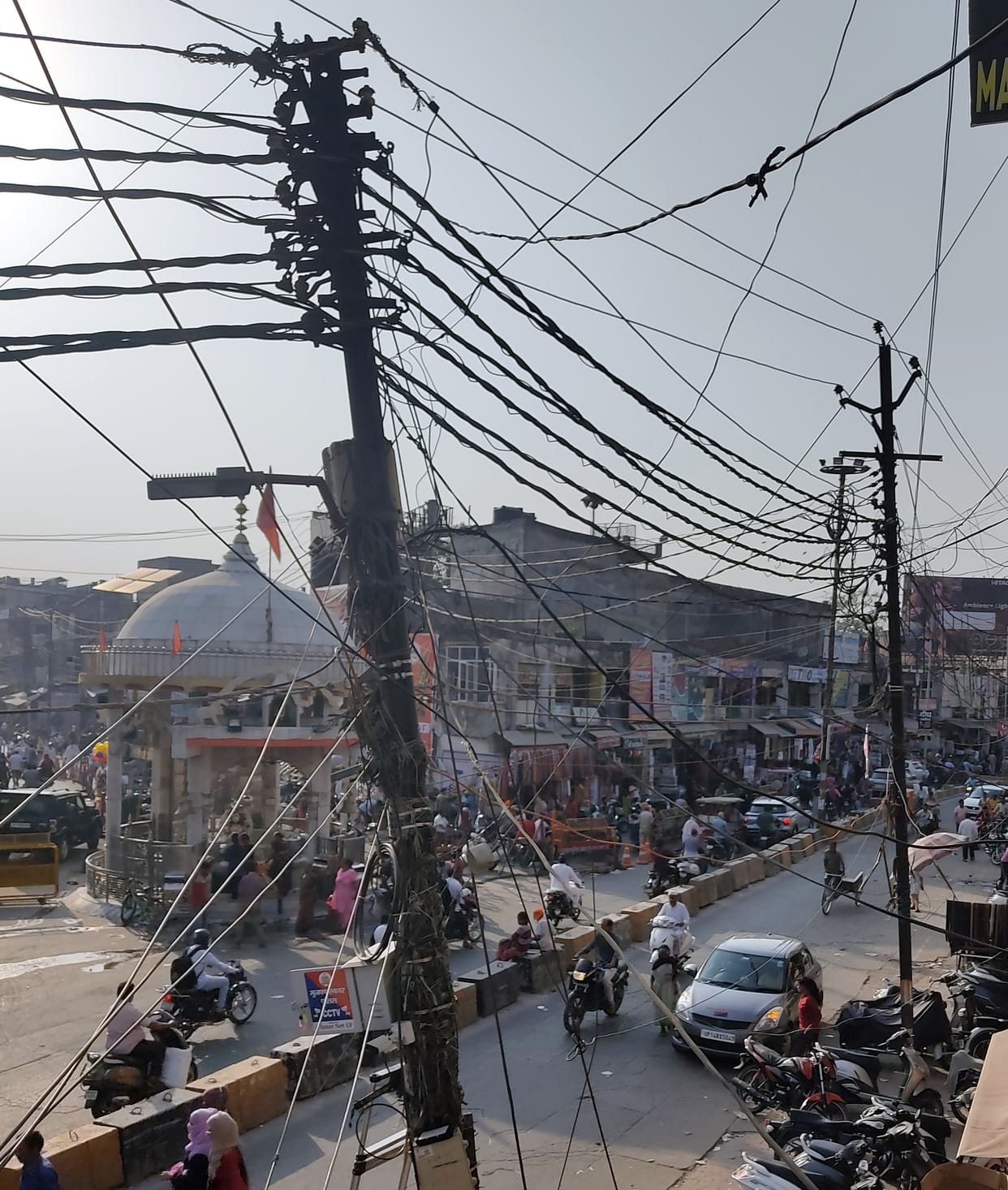 Electricity wires will be underground at Shiv Chowk