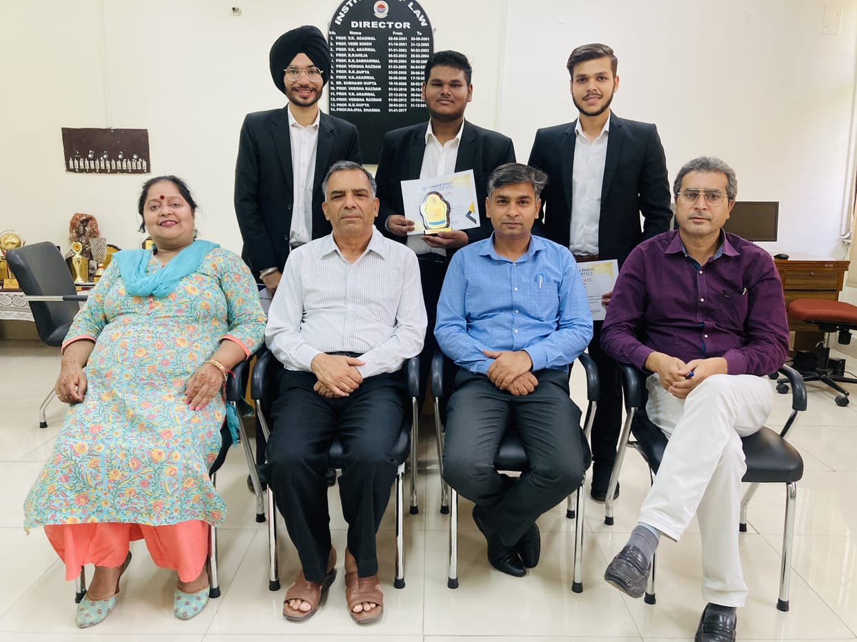 Student of Law Institute First Runner Up, Kurukshetra