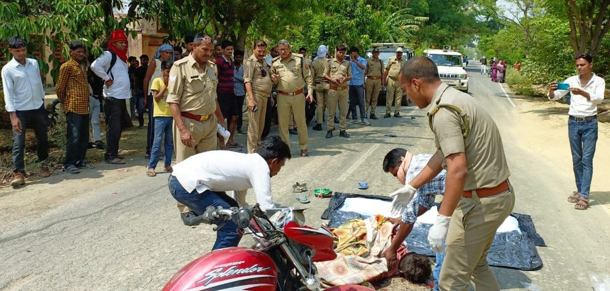 Bike riding son dies due to uncontrollable truck collision, four including father injured