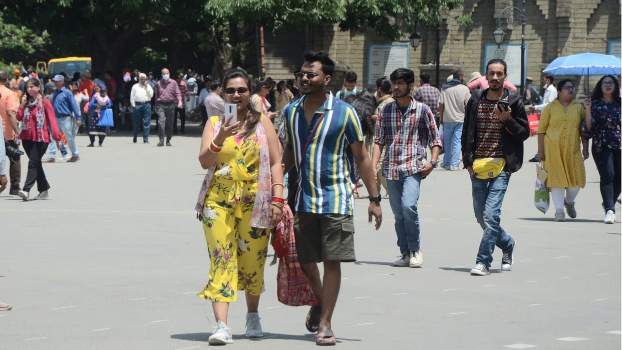 80 percent hotel rooms book by tourist  in shimla on weekend