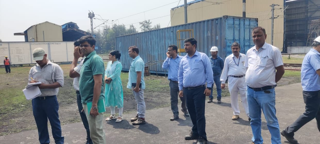 Officials inspected railway stations