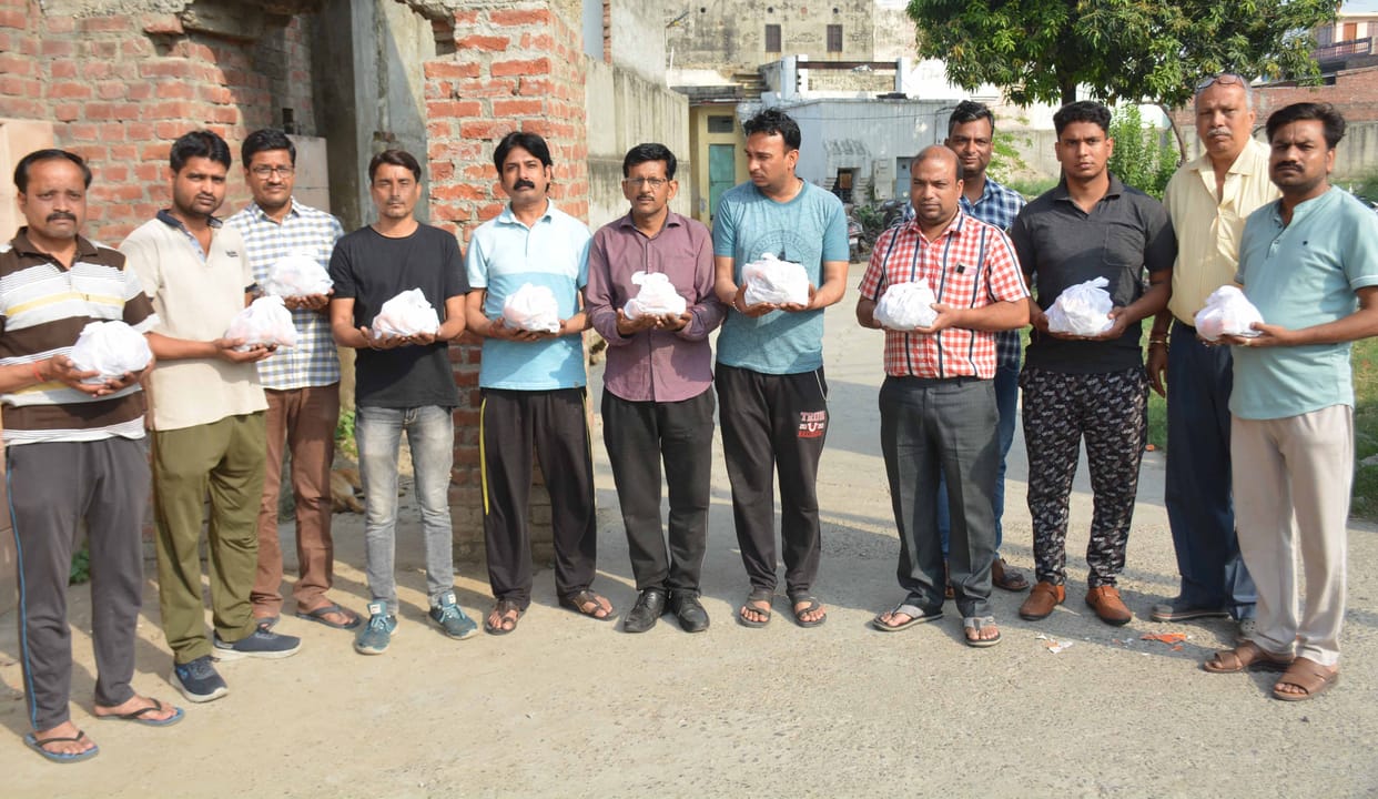 The ashes of 11 unknown people were immersed in the Ganges
