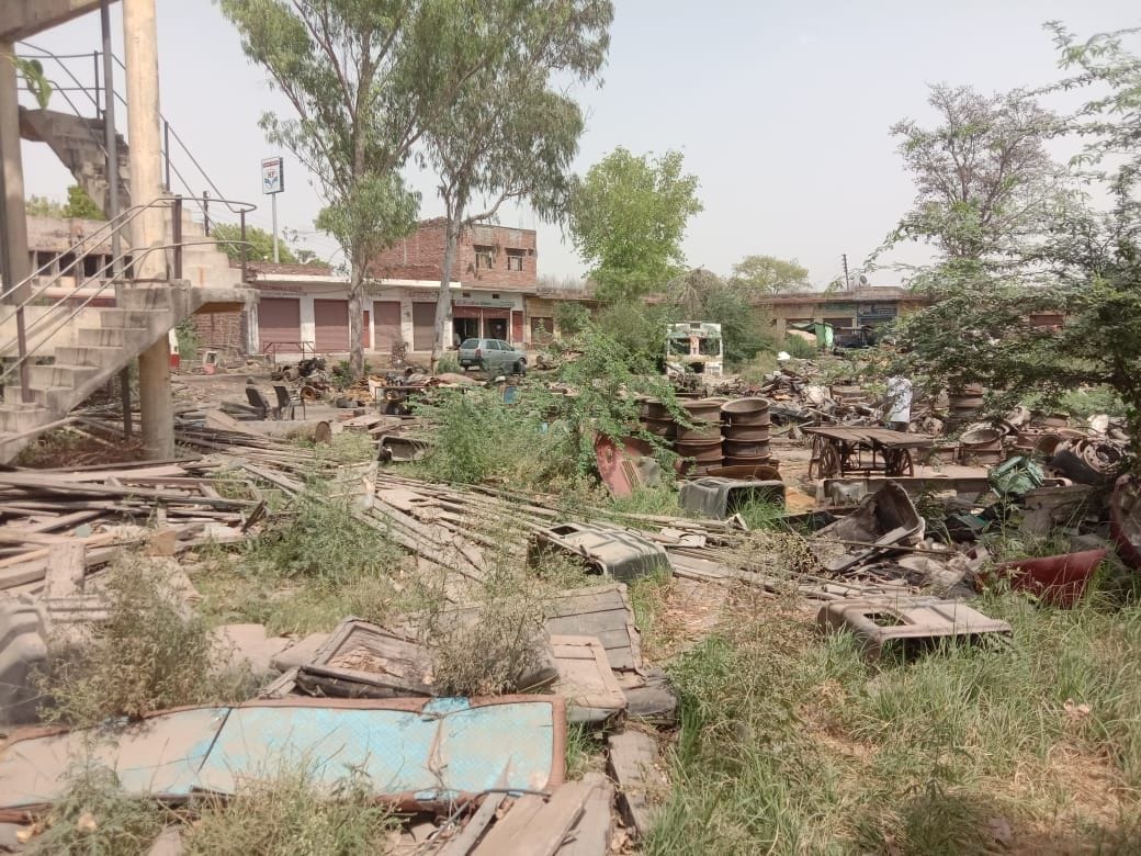 Encroachment hit the parks, parking of vehicles somewhere and junk