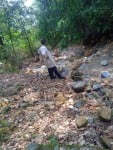 बारिश के कारण मलान-मितड़ा अश्व मार्ग कई जगह क्षतिग्रस्त हो गया है।