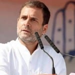 राहुल गांधी।