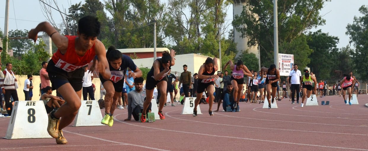 Aman won gold in 400 meters race