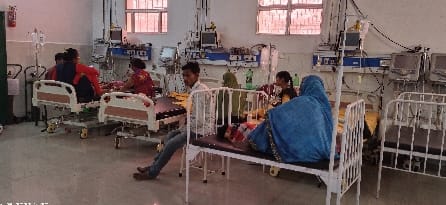 12 children suffering from diarrhea and fever admitted, one died