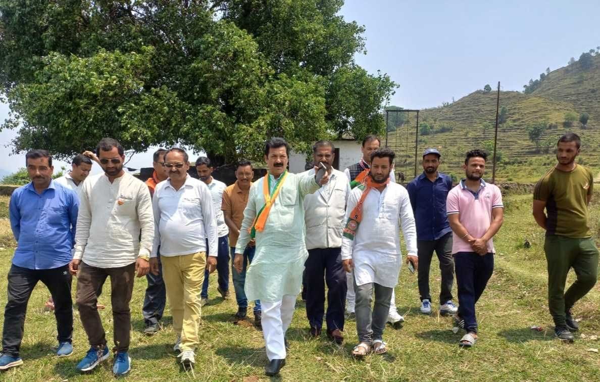 Cm Dhami in Talladesh Tamali