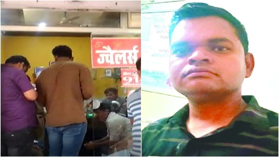 miscreants robbed the shopkeeper by threatening to kill him in Agra