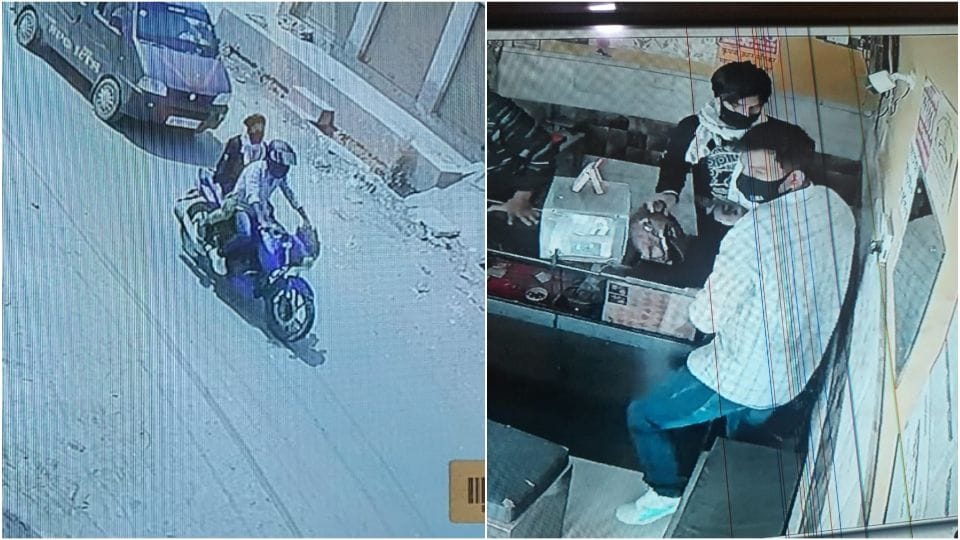 miscreants robbed the shopkeeper by threatening to kill him in Agra