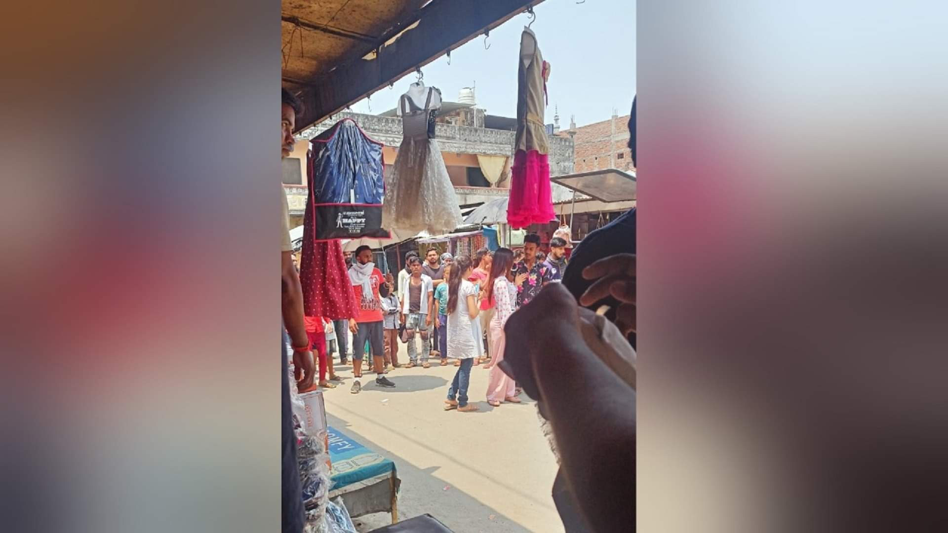 Lakhimpur Kheri Shooting of web series without permission in the police station