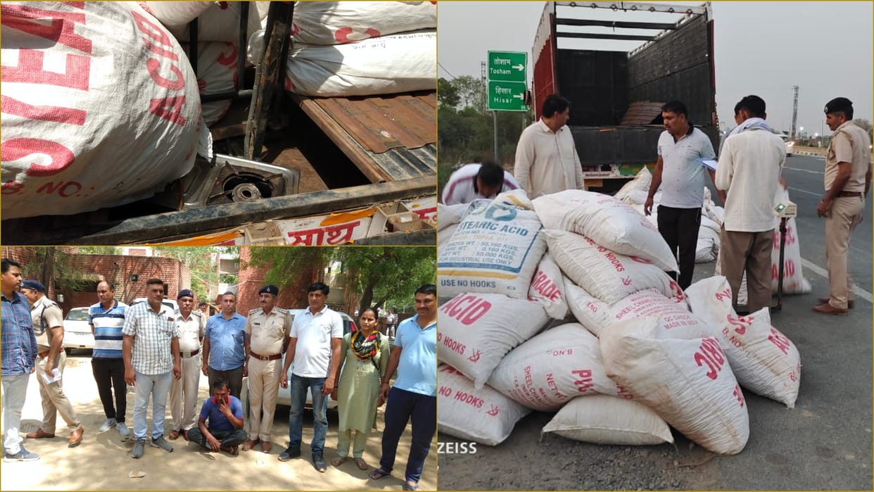 Truck driver caught with 525 kg doda poppy in Hisar