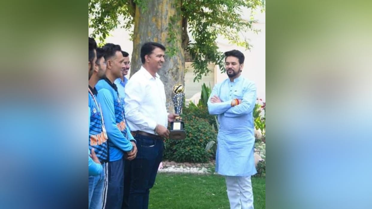 Himachal Pradesh Tennis cricket team runner up in National championship in Delhi