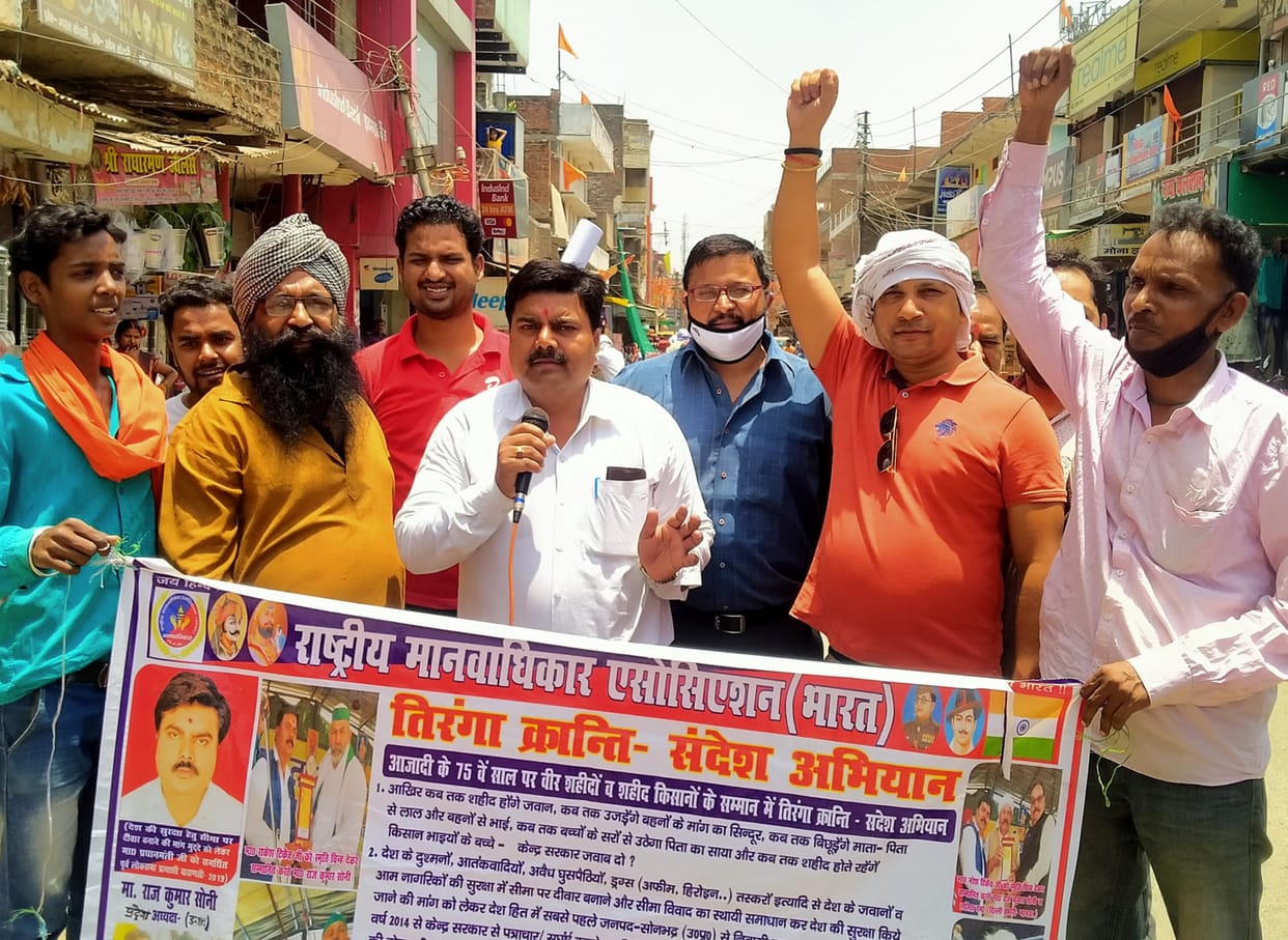 Demonstration for the demand to build a bypass