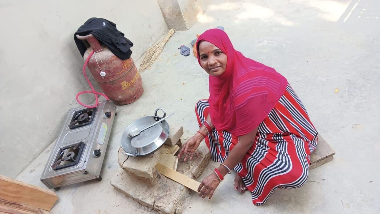 Inflation hit, poor families not getting refilling
