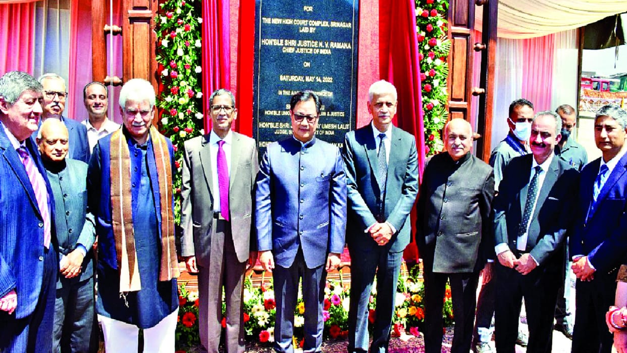 Rijiju said: Courts running in rented buildings in Jammu Kashmir will get building