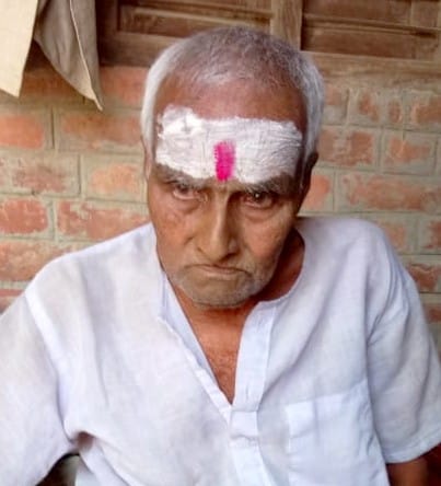 Ganga Prasad Tiwari, the last freedom fighter of the district took his last breath