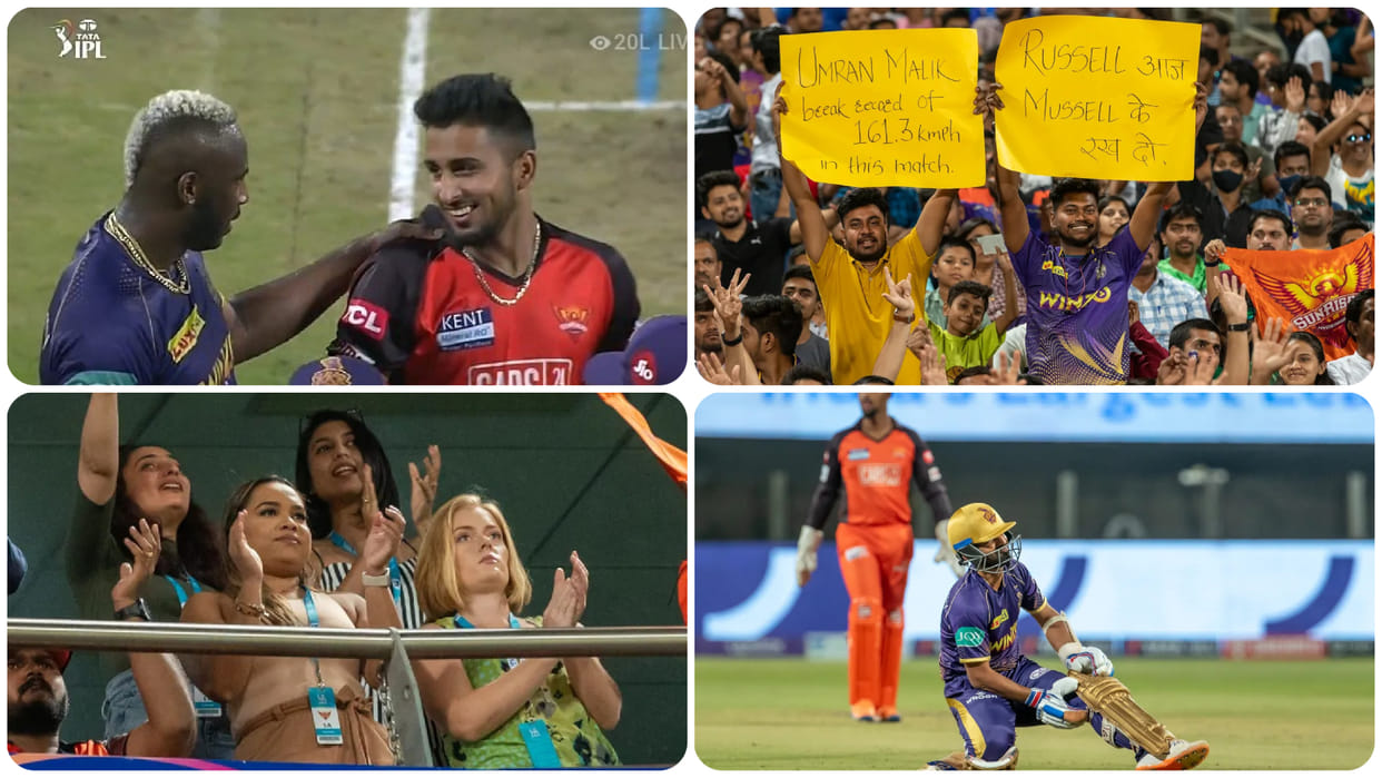 IPL 2022 KKR vs SRH Match 61 Highlights in Hindi Andre Russel and Umran malik steals show