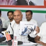 कांग्रेस की प्रेसवार्ता में नेता प्रतिपक्ष डॉ. गोविंद सिंह