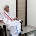 LG Manoj Sinha Meet Raksha Mantri Raj Nath Singh