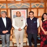 अमिताभ कांत ने सीएम जयराम से की भेंट।