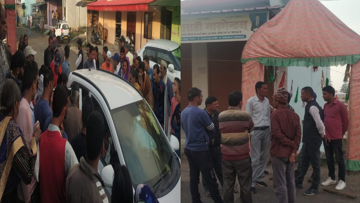 groom shot during jaimala, chaos in wedding ceremony, bride weeping, Accident in wedding ceremony