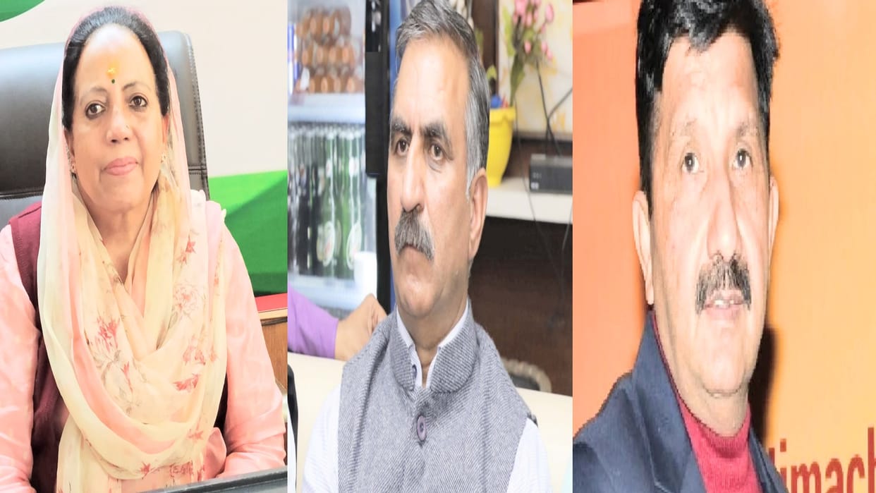 himachal congress: Pratibha, Mukesh and Sukhu reach Delhi, election strategy will be made at Shukla's house